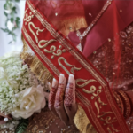Qubool Hai Dupatta with Name| Soft net Nikaah Dupatta for brides| Nikaah dupatta | Gold threading along border